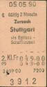 Zurzach Stuttgart via Eglisau Schaffhausen