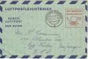 Ganzsache - Bundesrepublik - LF6 b - Luftpostleichtbrief