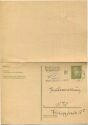 Ganzsache - DR P200 - Doppelkarte - Bedarfskarte 16.09.1932