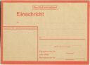 Postkarte - Lebenszeichenkarte - Eilnachricht