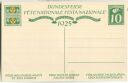 Bundesfeier-Postkarte 1925 - 10 Cts