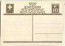 Bundesfeier-Postkarte 1929 - 10 Cts