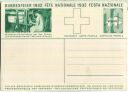 Postkarte 1932 - 10 Cts Mädchen an Webstuhl