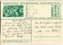 Postkarte 1934 - 10 Cts Haushaltsschule (am Kochherd)