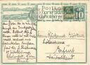 Ganzsache - Schweiz - Bildpostkarte - Wädenswil - Zumstein-Nr. 115-016 - Zusatzfrankatur - Bedarf von Bern nach Erfurt 20.10.1928