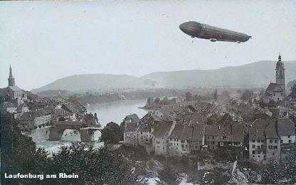 Zeppelin über Laufenburg