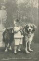 Ansichtskarte - Prinz Wilhelm von Preussen mit Hund