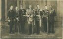 Postkarte - Kaiser Wilhelm II. mit seinen Söhnen