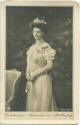 Postkarte - Grossherzogin Alexandra von Mecklenburg-Schwerin