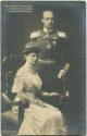 Postkarte - Großherzog Friedrich Franz und Grossherzogin Alexandra