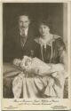 Postkarte - Prinz und Prinzessin August Wilhelm von Preussen