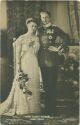 Postkarte - Prinz August Wilhelm nebst Braut