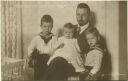 Postkarte - Prinz Oskar von Preussen mit seinen Kindern