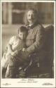 Postkarte - Kaiser Wilhelm mit seinem ältesten Enkel