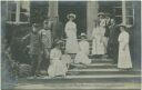 Postkarte - Prinz August Wilhelm seine Braut Prinzessin Alexandra und deren Familie