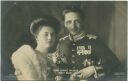 Prinz August Wilhelm von Preussen nebst Braut - Foto-AK