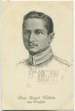 Postkarte - Prinz August Wilhelm von Preussen