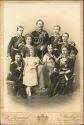 Kaiser Wilhelm II. mit Familie - Kabinettphoto