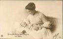 Prinzessin Franz von Bayern mit Baby - Postkarte