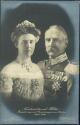 Postkarte - Friedrich II. und Hilda von Baden