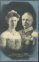 Postkarte - Friedrich II. und Hilda von Baden