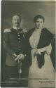 Postkarte - Friedrich II. Grossherzog und Hilda Grossherzogin von