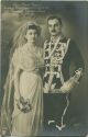 Postkarte - Prinz Ernst August Herzog zu Braunschweig und Lüneburg - Prinzessin Victoria Luise von Preussen