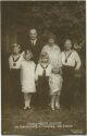 Postkarte - Herzog Ernst August zu Braunschweig und Lüneburg mit Familie
