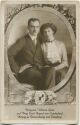 Postkarte - Prinzessin Viktoria Luise und Ernst August von Cumberland