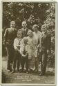 Postkarte - Herzog Ernst August zu Braunschweig und Lüneburg mit Familie