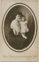 Postkarte - Unsere Kronprinzessin mit ihrem jüngsten Sohn