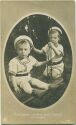 Postkarte - Prinz Wilhelm und Prinz Louis Ferdinand von Preussen
