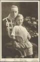 Postkarte - Unser Kronprinz mit seinem ältesten Sohn