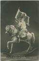 Postkarte - Prinz Wilhelm von Preussen - Schaukelpferd