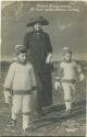 Postkarte - Unsere Kronprinzessin mit ihren beiden ältesten Söhnen 1913