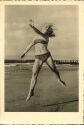 Foto-AK - Am Strand - DDR Bademode der 50er Jahre
