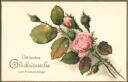 Postkarte - Rosen - Namenstag - Feldpost