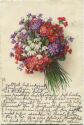 Postkarte - Blumenstrauss