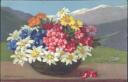 Blumenstrauss - signiert A. Wagner - Postkarte