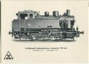 Postkarte - D-Nassdampf-Tenderlokomotive