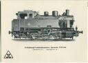 Postkarte - D-Nassdampf-Tenderlokomotive