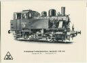 Postkarte - B-Nassdampf-Tenderlokomotive
