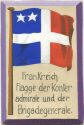 Künstlerkarte - Frankreich - Flagge der Konteradmirale und der Brigadeadmirale