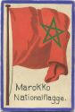 Künstlerkarte - Marokko - Nationalflagge