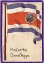 Ansichtskarte - Flagge - Kostarika