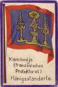 Ansichtskarte - Flagge - Kambodja