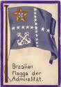 Ansichtskarte - Flagge - Brasilien