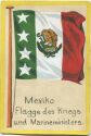 Künstlerkarte - Mexiko - Flagge des Kriegs- und Marineministers