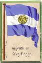 Ansichtskarte - Flagge - Argentinien