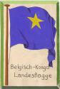 Ansichtskarte - Flagge - Belgisch-Kongo